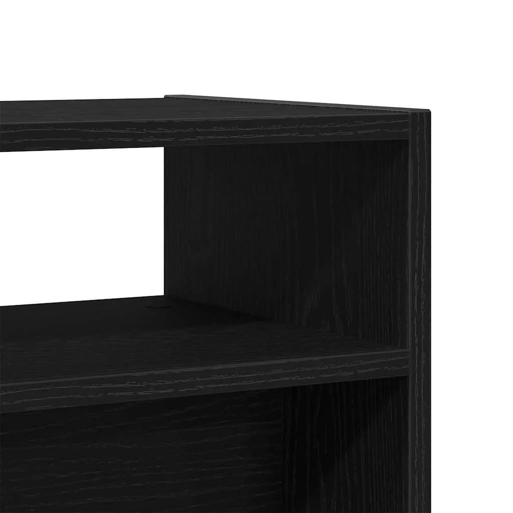Konzolna miza Črna Orehovina 78 x 30 x 80 cm Inženirski les - slika 8