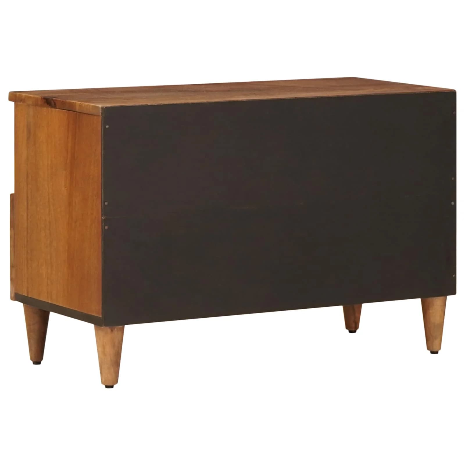 Klubska miza s predalom Rjava 80 x 54 x 40 cm Masiven les manga - slika 6