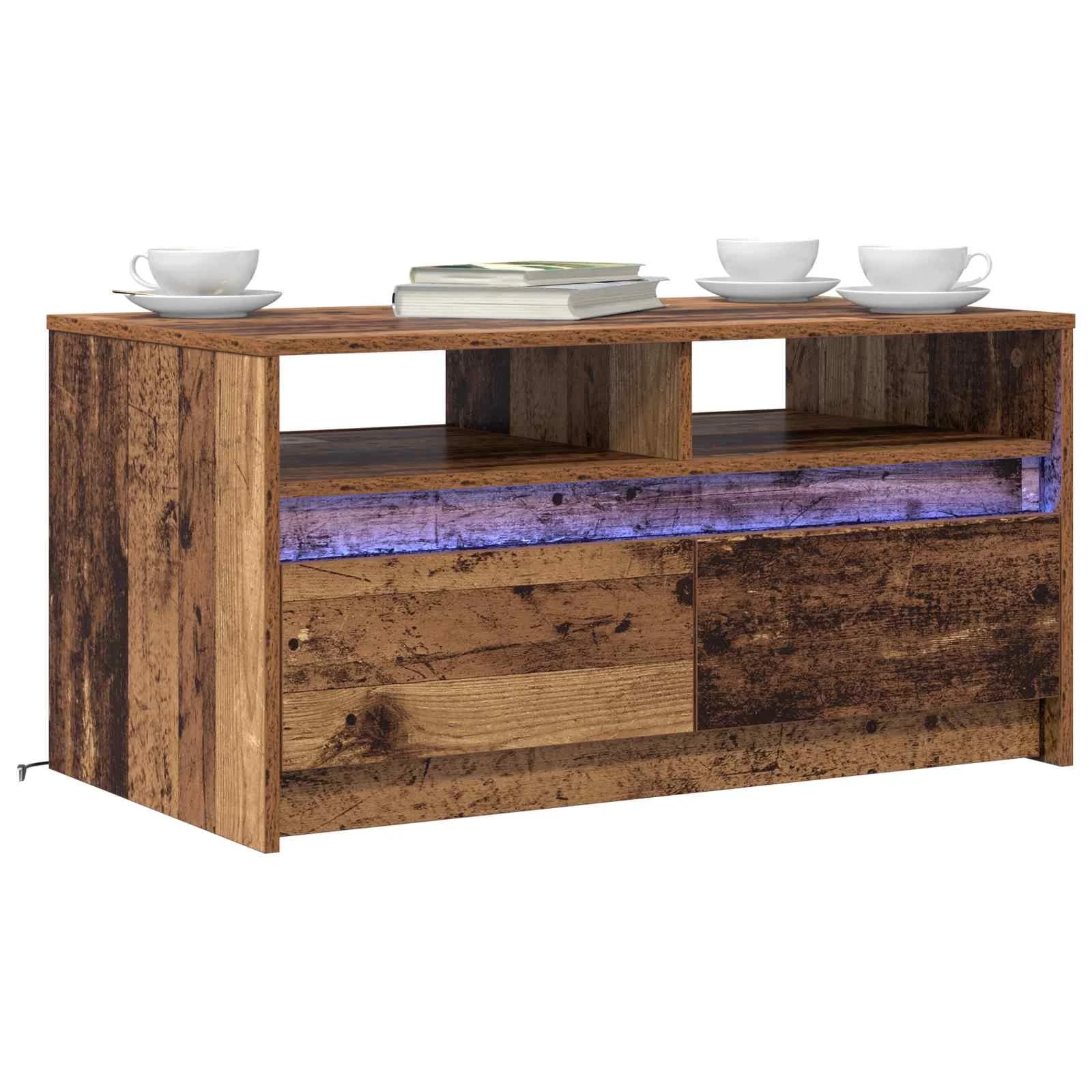 Klubska miza Star les 90 x 50 x 45 cm Inženirski les - slika 3