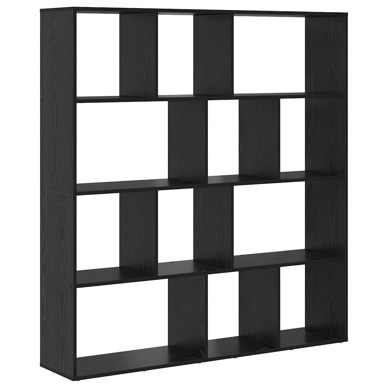 Knjigovni omar 12 nivojev 132 x 29 x 141,5 cm Inženirski les - slika 2