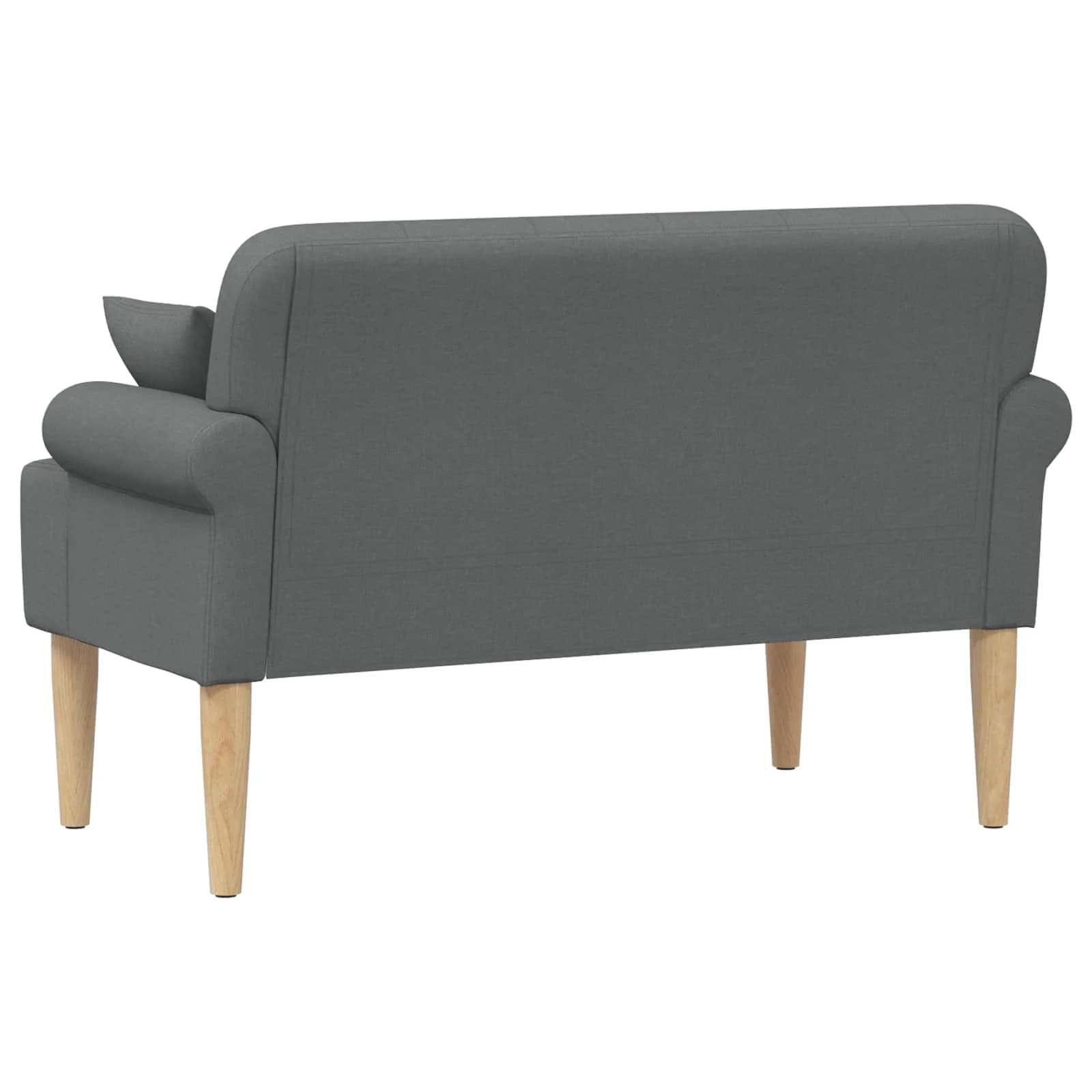 Dvojnica s gumbi Temno siva 120 x 65 x 79 cm Blago - slika 5