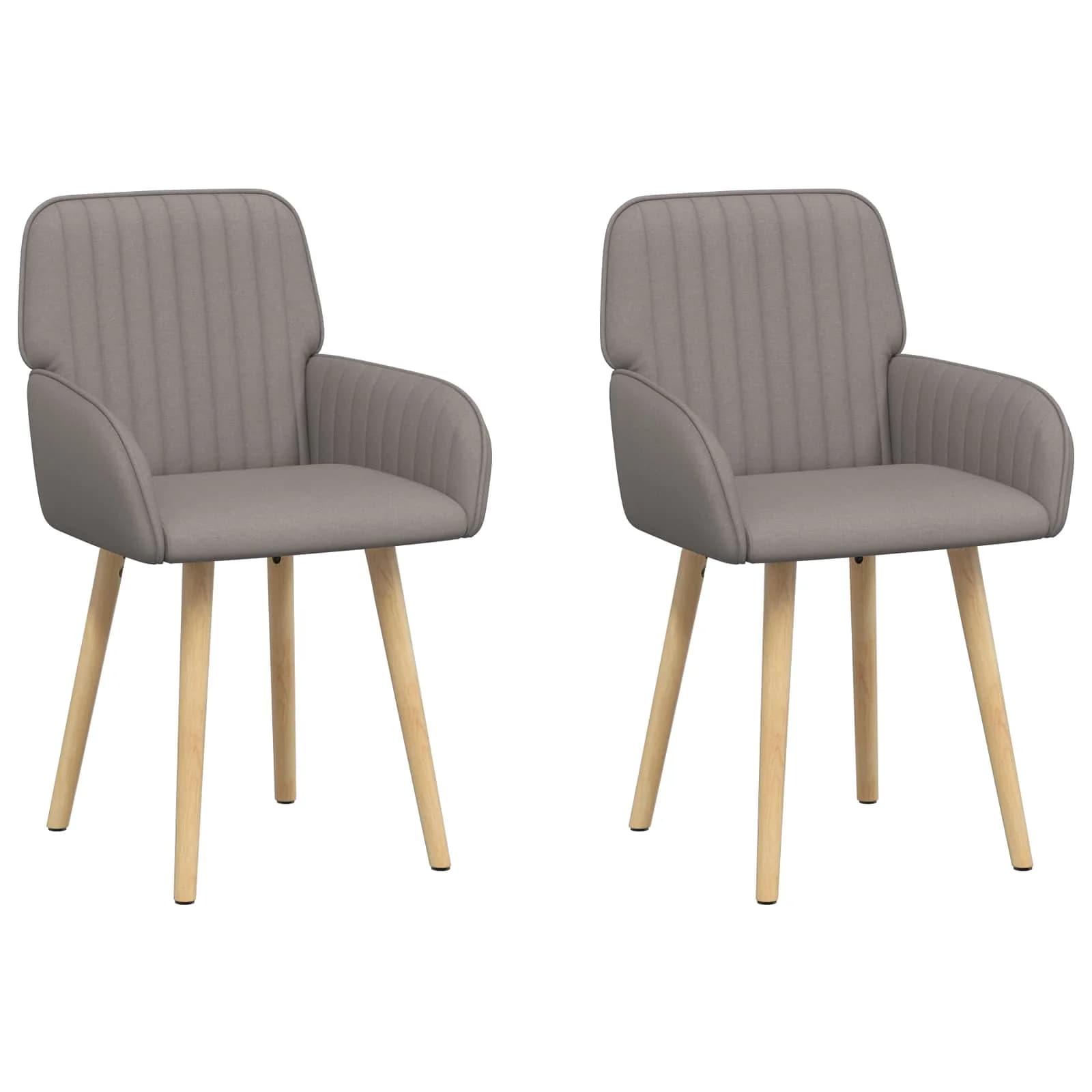 Jedilni stoli 2 kos Blago Taupe 56,5 x 50 x 87,5 cm - slika 2