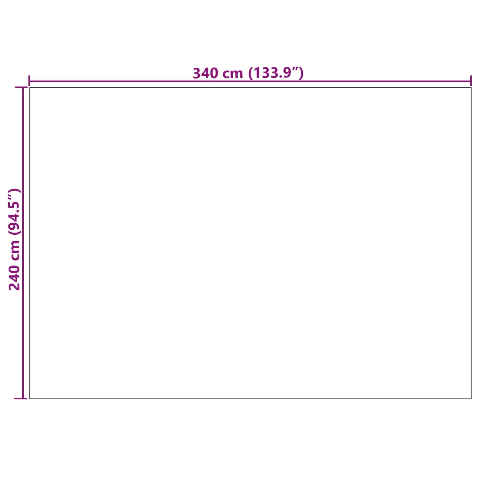 Preproge za površine SIROLO Krem 340 x 240 cm Poliester - slika 8