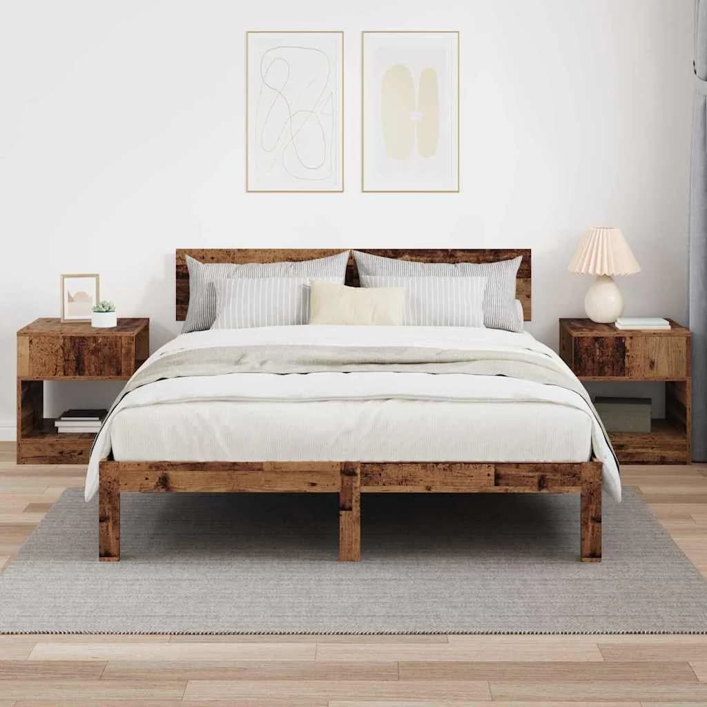 Stranska miza 2 kos Star les 40,5 x 40 x 45 cm Inženirski les - slika 4