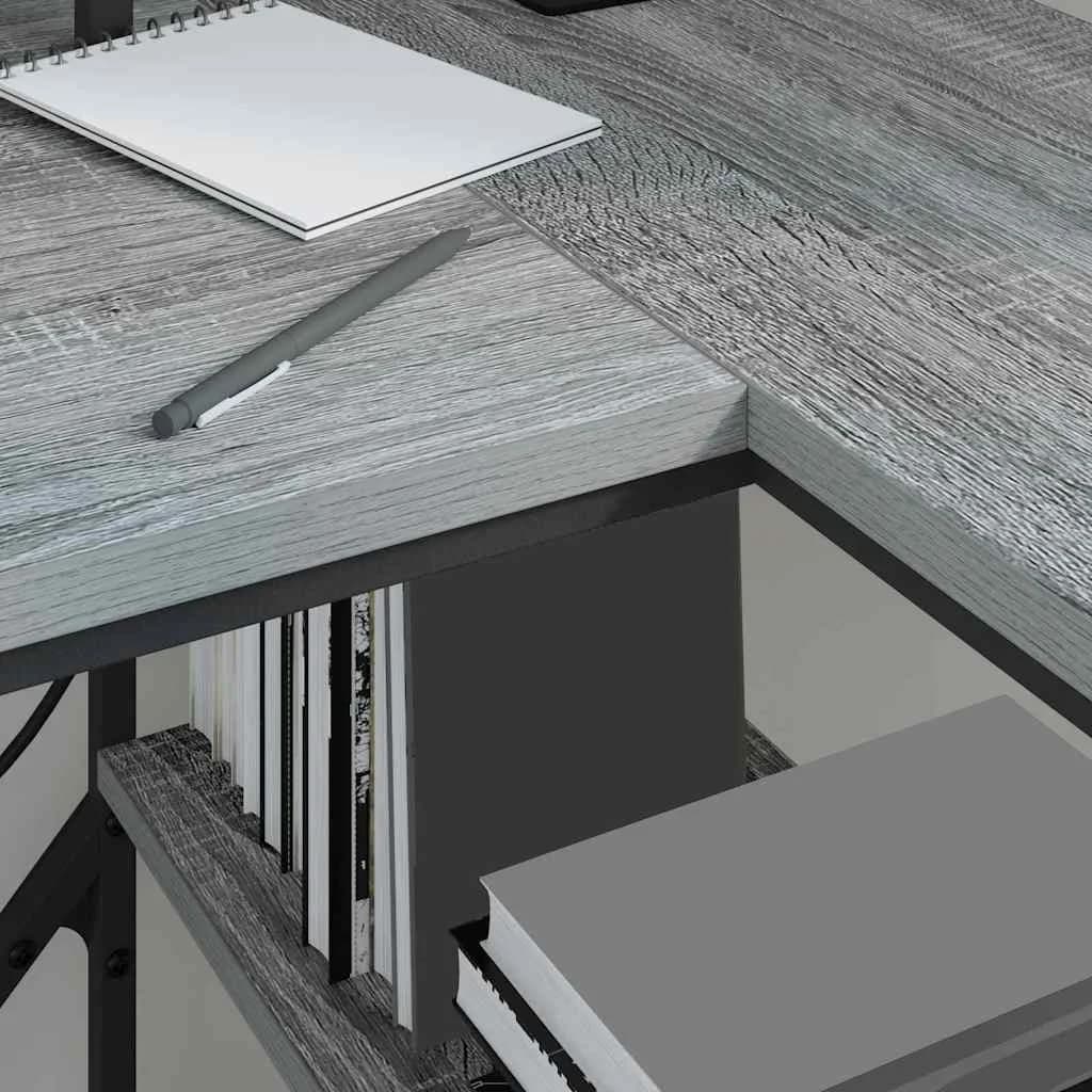 Miza Siva Sonoma Inženirski les 120 x 79 x 86,5 cm - slika 6