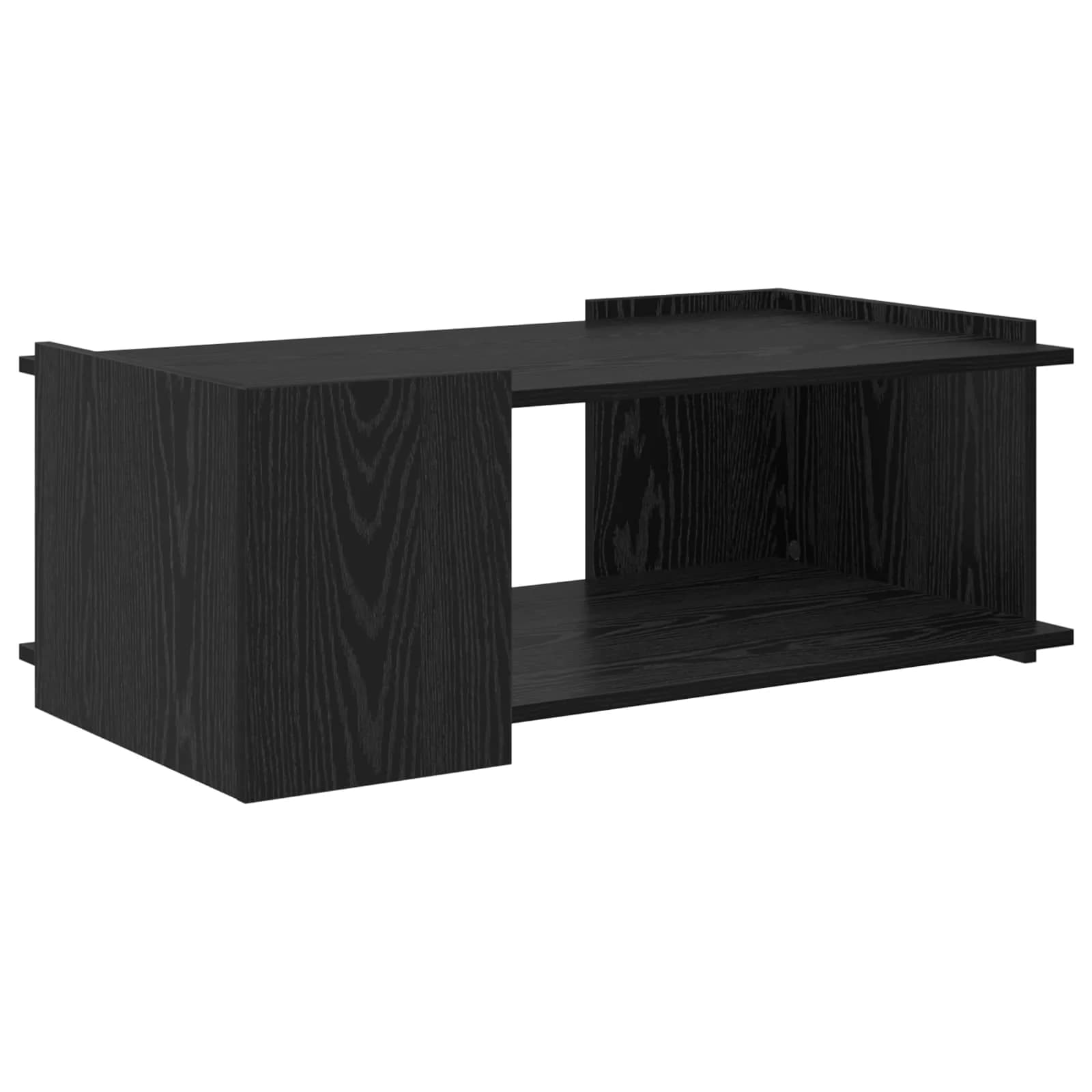 Klubska miza Črni hrast 90 x 50 x 33 cm Inženirski les - slika 2