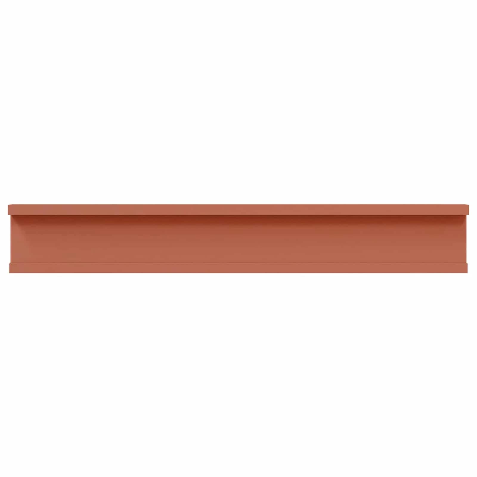 Stenska polica Montaža za steno 4 kos Rdeča 60 x 9 x 3 cm - slika 10