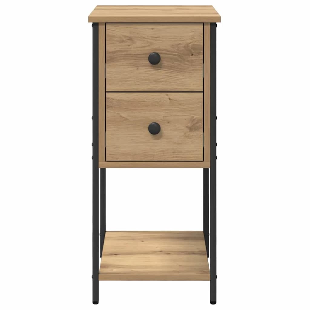 Nočna omarica artisan hrast 32 x 42 x 70 cm Inženirski les - slika 6