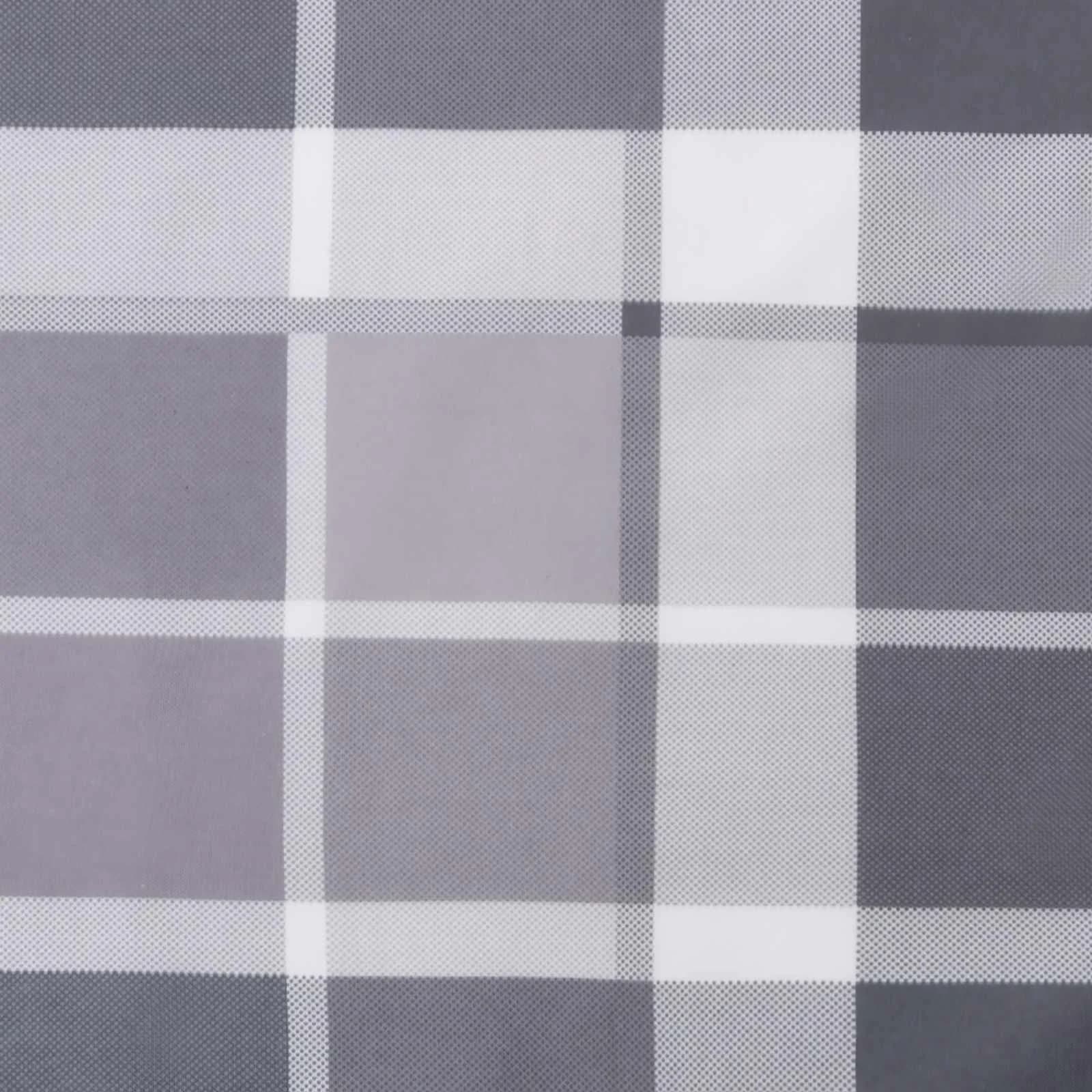 Zunanja blazina 4 kos Blago Siv karirani 50 x 50 cm - slika 7