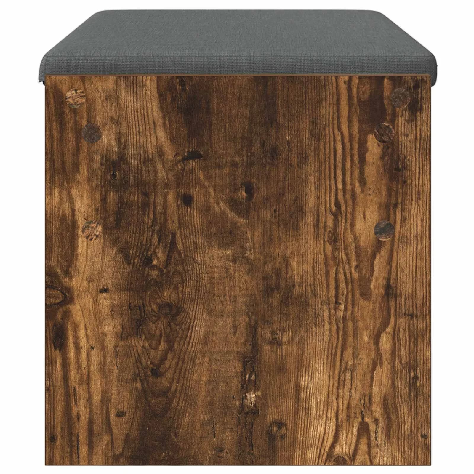 Haldna klop z blazino Dimljeni oreh 83 x 38 x 40 cm - slika 6