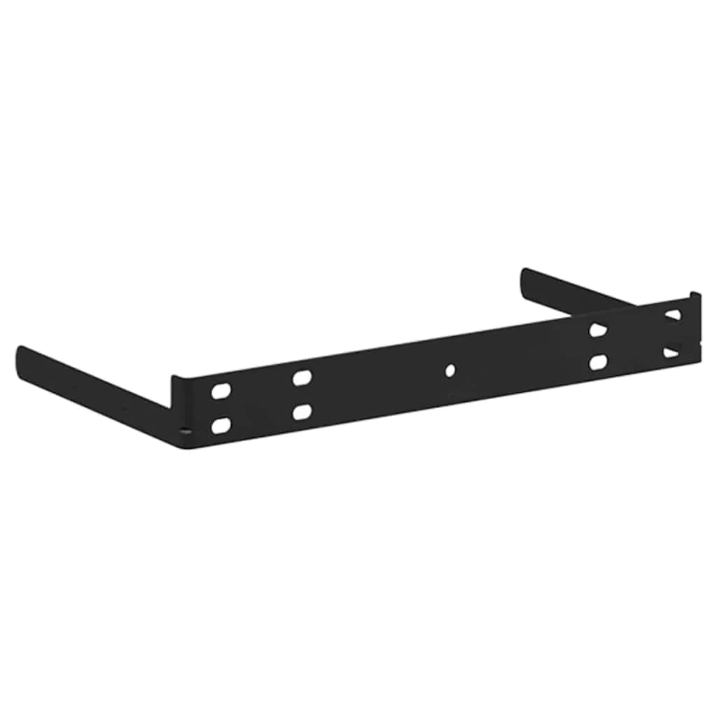 Stenska polica Montaža za steno 2 kos Rjava 60 x 23,5 x 3,8 cm - slika 12