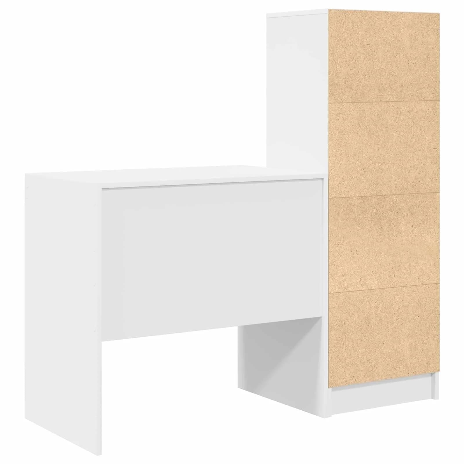 Miza Bela 125,5 x 50 x 127 cm 2 kos - slika 9