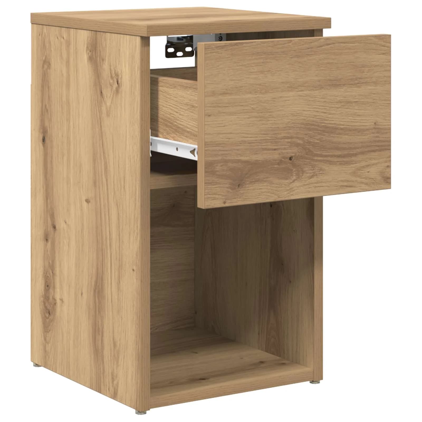 Posteljna omarica Artisan hrast 29 x 31,5 x 49 cm - slika 5