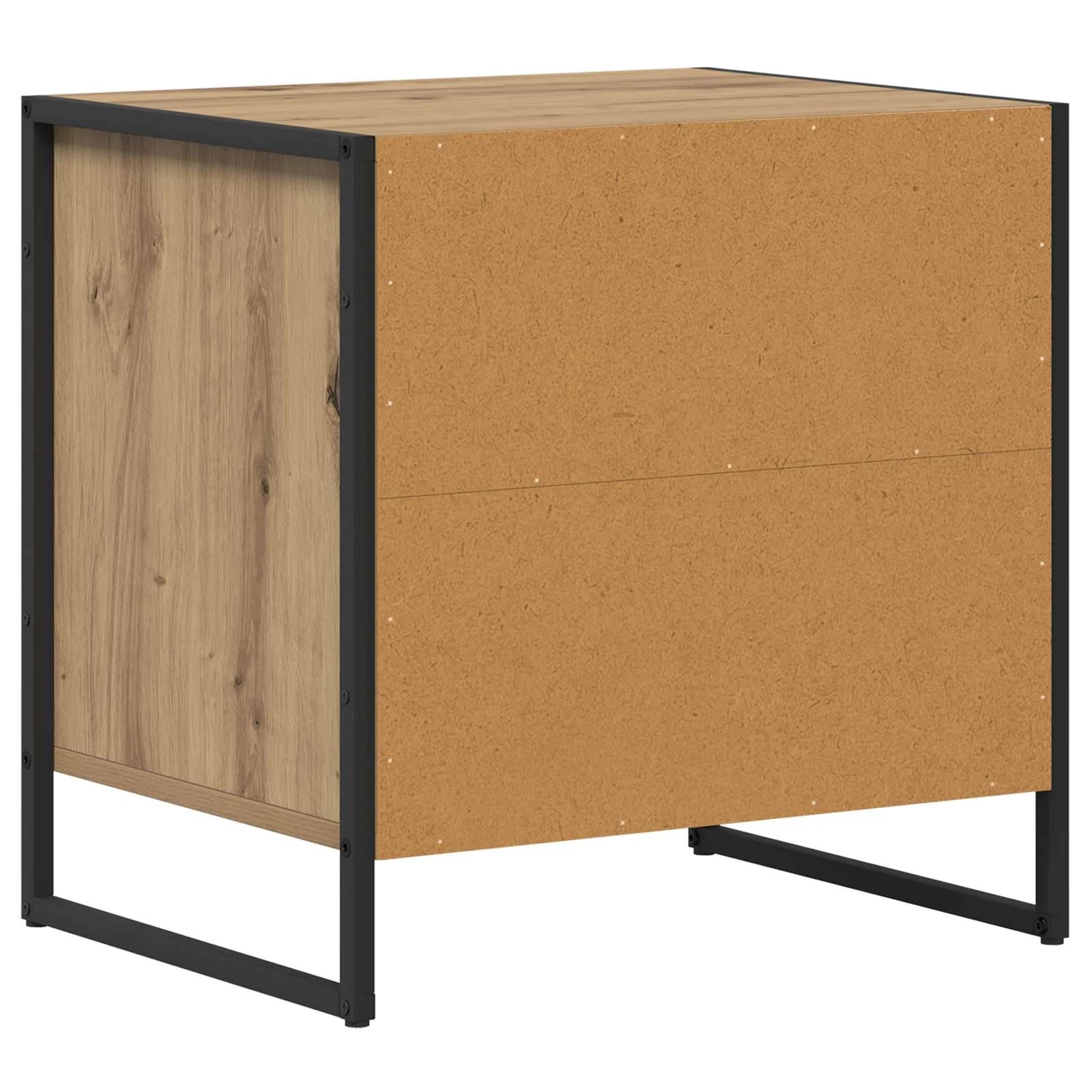 Nočna omarica Oreh 50 x 39,5 x 50 cm Inženirski les - slika 7