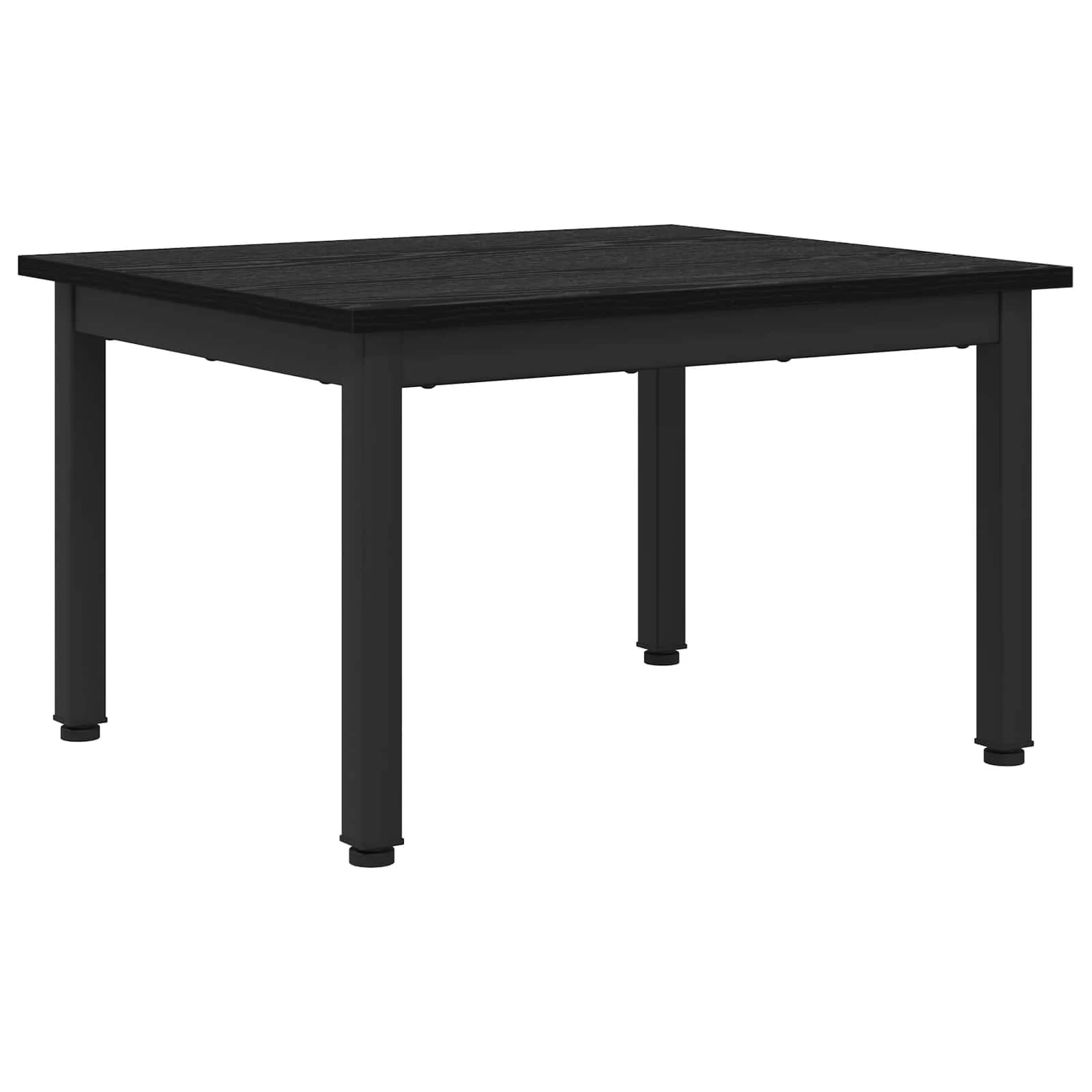 Klubska miza Črna Orehovina 60 x 50 x 36 cm Inženirski les - slika 2
