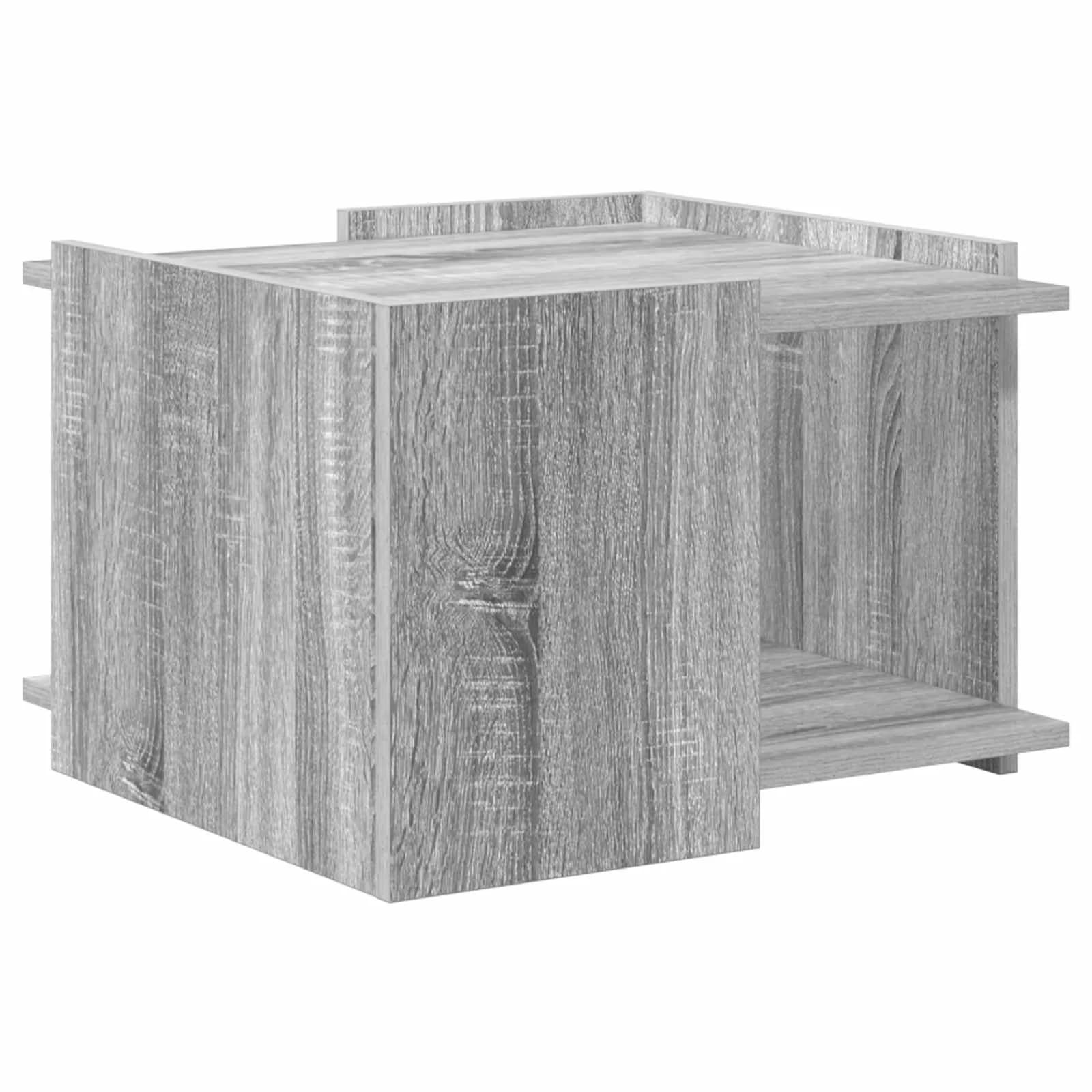 Klubska miza Siva Sonoma 50,5 x 50 x 33 cm Inženirski les - slika 7