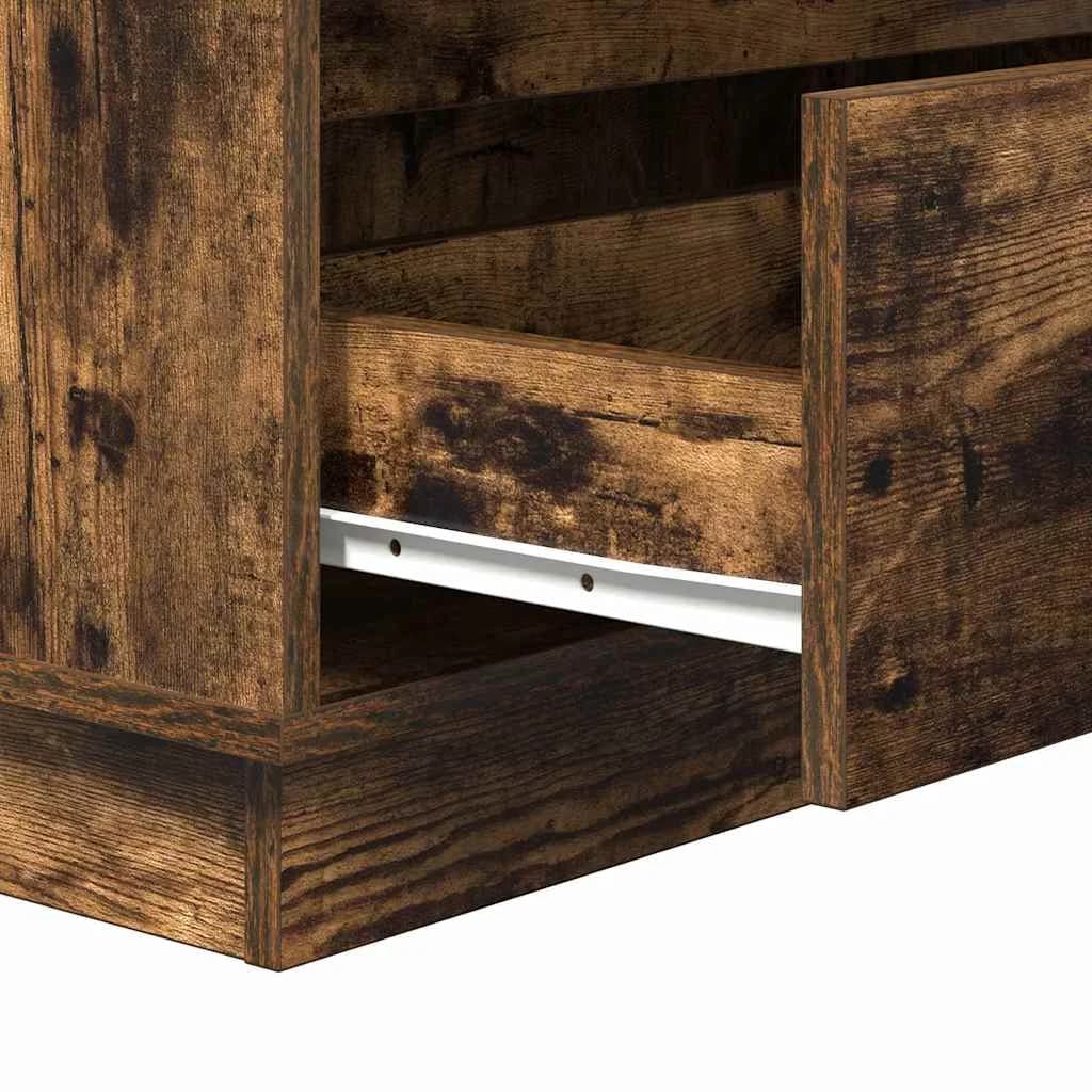 Nočna omarica Dimljeni oreh 71 x 34,5 x 75 cm Inženirski les - slika 12