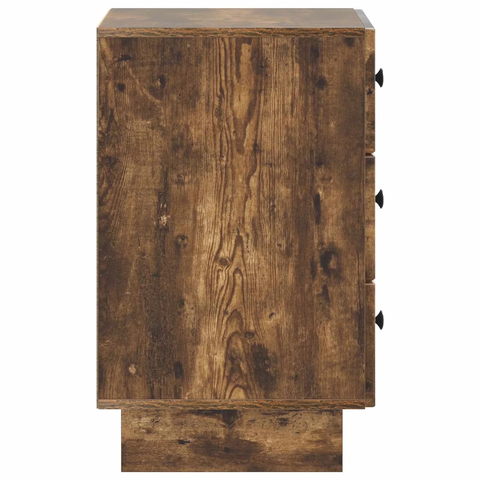 Nočna omarica Dimljen hrast 43 x 41 x 66,5 cm Inženirski les - slika 6