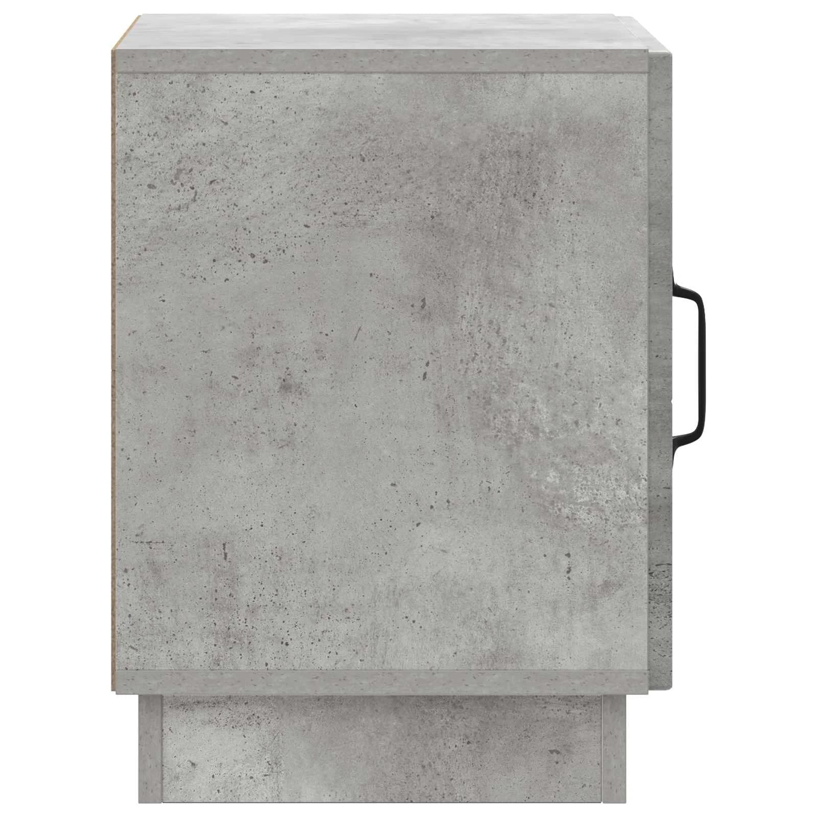 Nočna omarica Betonsko siva 43 x 34,5 x 47 cm Inženirski les - slika 6