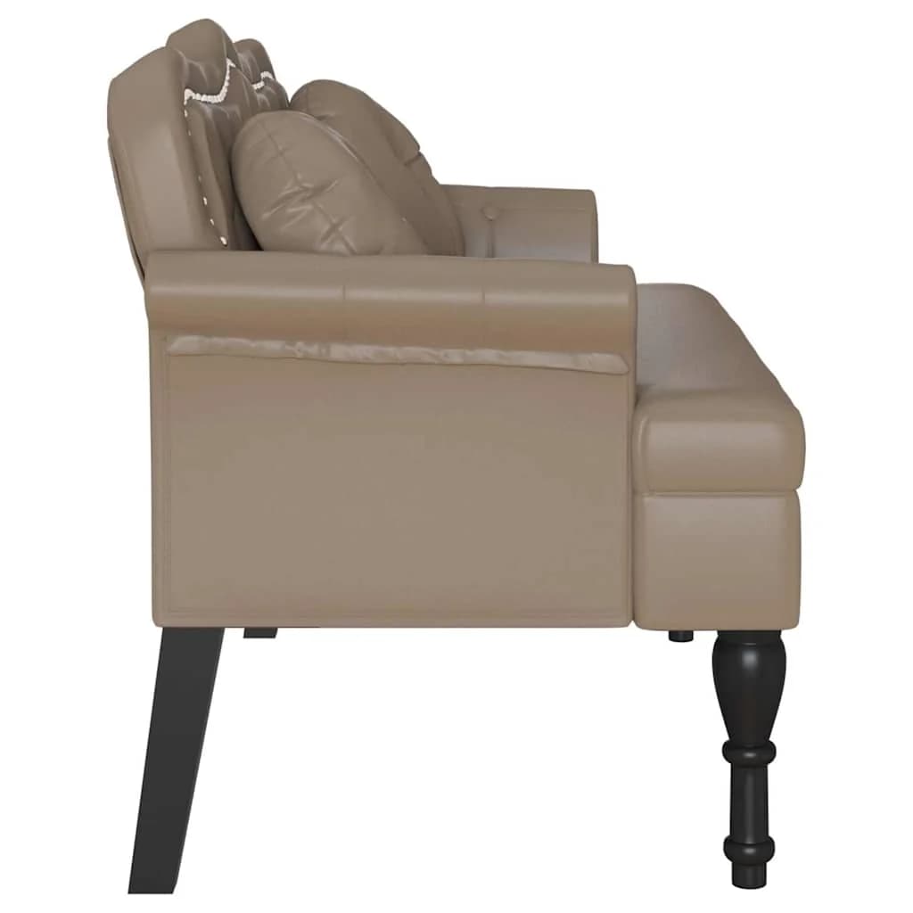 Chesterfield klop Kapučino 120,5 x 65 x 75 cm Umjetno usnje - slika 5