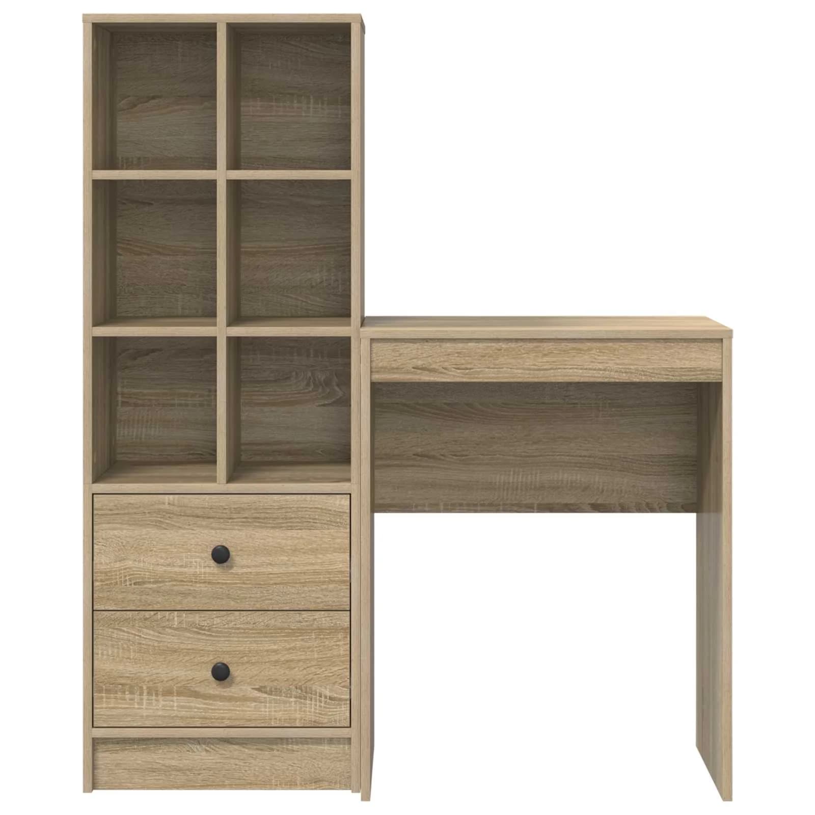 Miza Sonoma hrast 105,5 x 34 x 127 cm 2 kos - slika 8