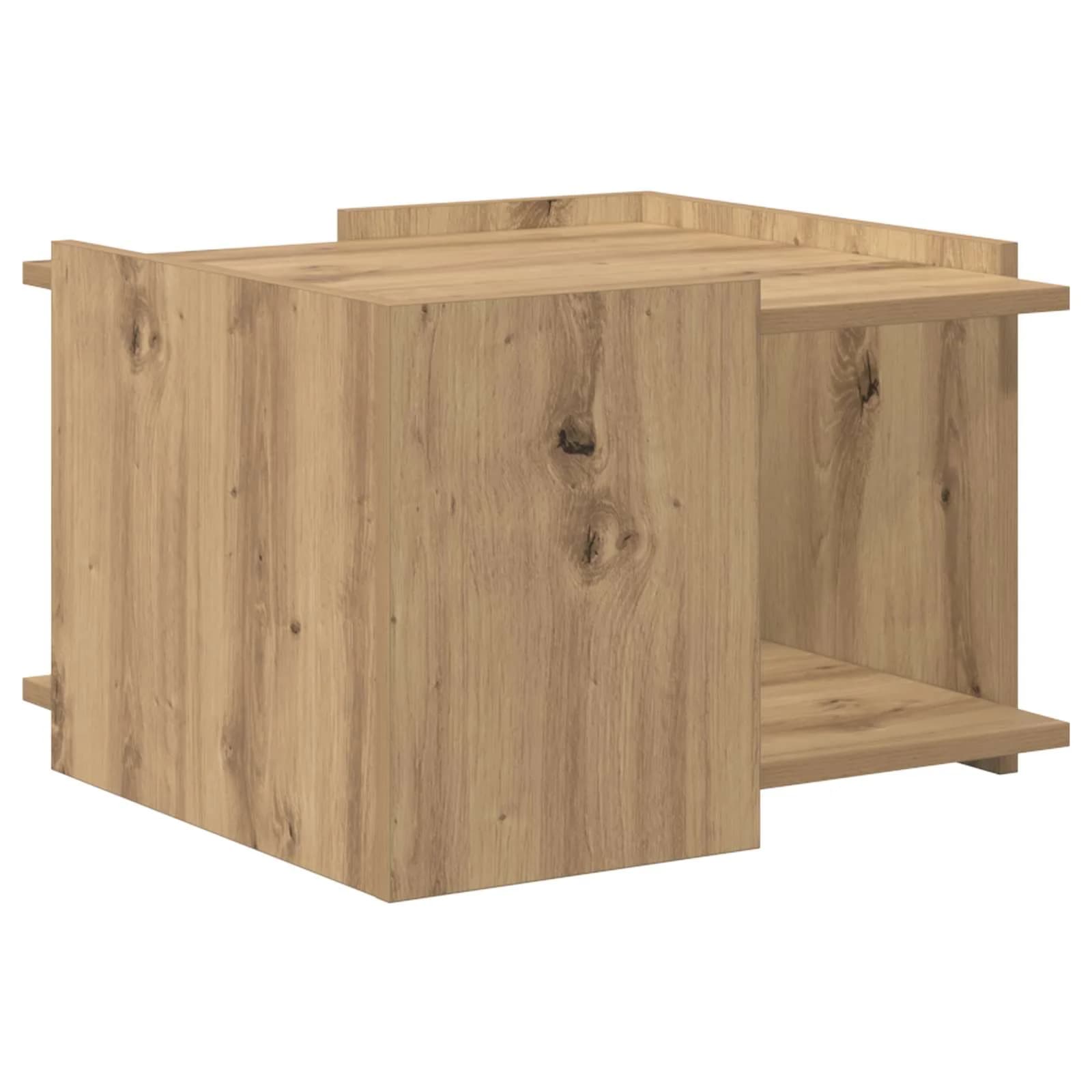 Klubska miza Artisan hrast 50,5 x 50 x 33 cm Inženirski les - slika 2