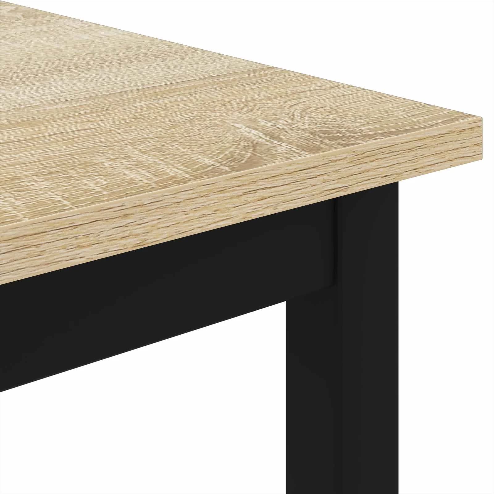 Klubska miza Sonoma 80 x 80 x 45 cm Inženirski les - slika 7