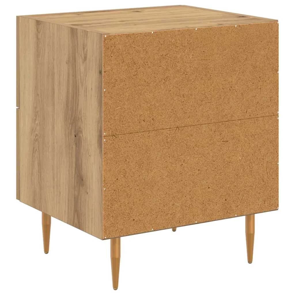 Nočna omarica Umetni hrast 40 x 35 x 47,5 cm Inženirski les - slika 8
