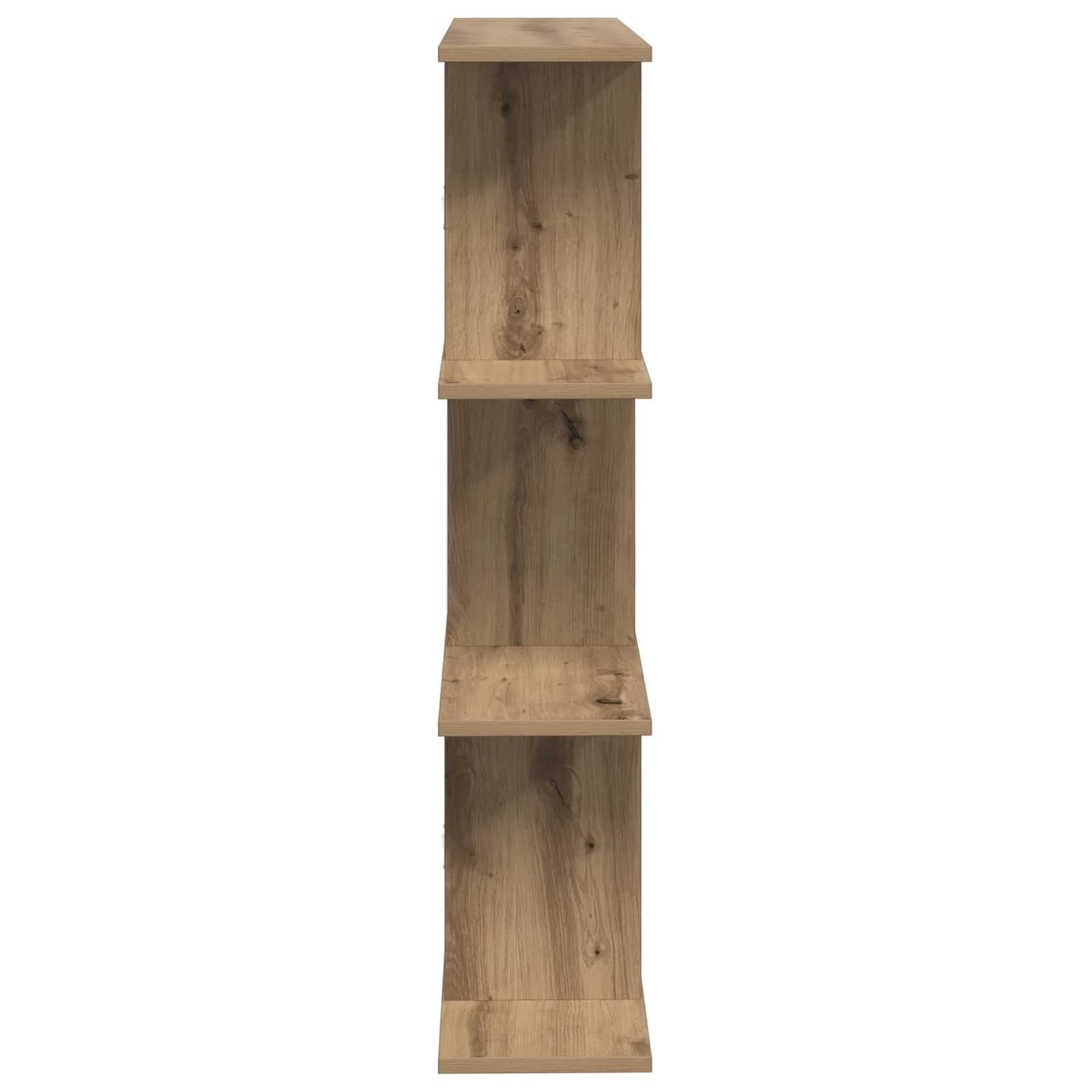 Stenska polica Artisan hrast 102 x 20 x 96 cm Inženirski les - slika 5