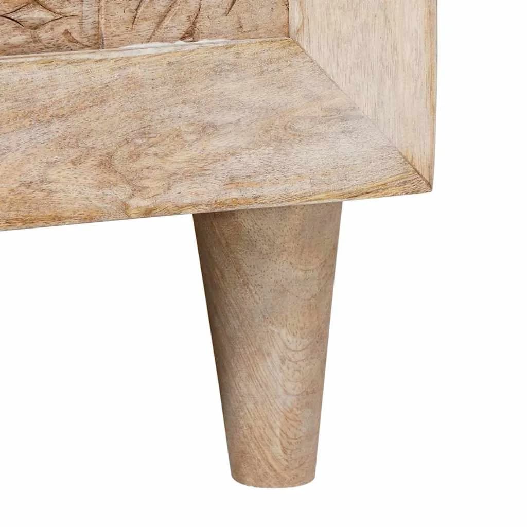 Klubska miza Bela 80 x 54 x 40 cm Inženirski les - slika 8