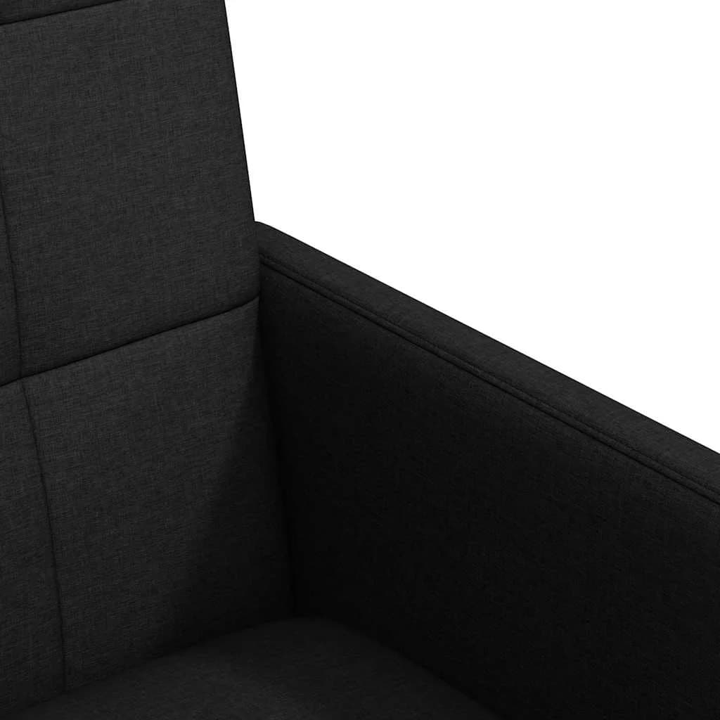 Jedilni stoli s kolesi 2 kos blago Črna 58 x 65 x 94 cm - slika 7