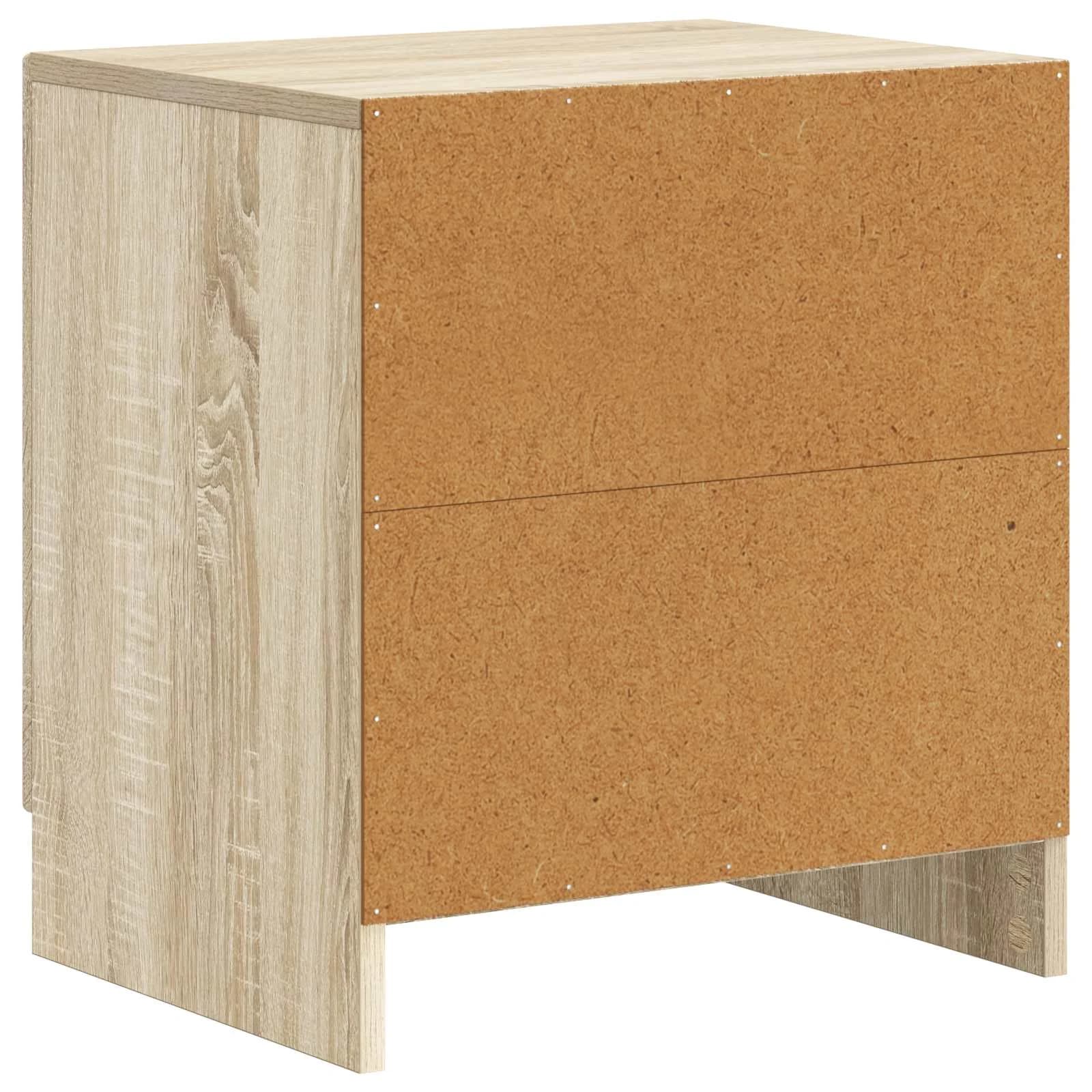 Nočna omarica Sonoma hrast 43 x 34,5 x 47 cm Inženirski les - slika 7
