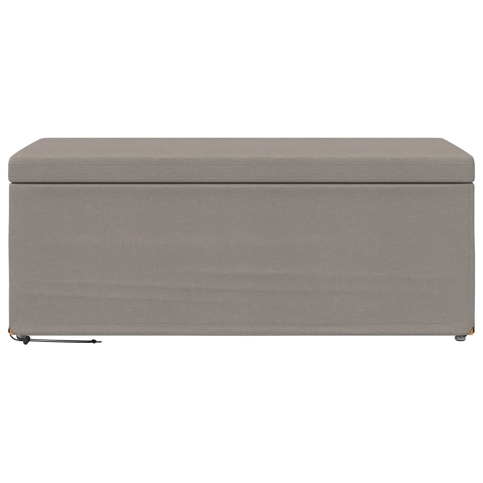 Stolica Taupe 101 x 41 x 40 cm Tkanina in obdelano les - slika 4