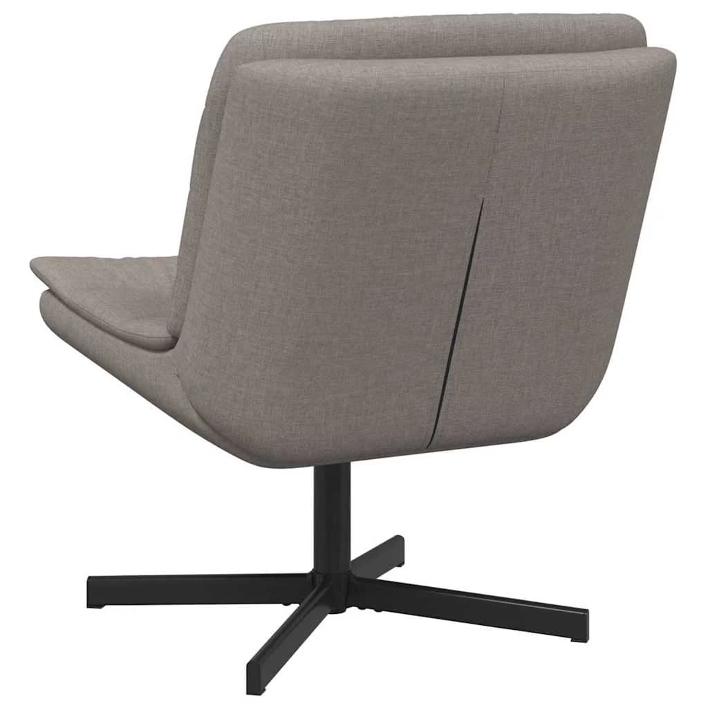 Vrtljiv stol Taupe 63 x 75 x 76 cm blago - slika 6