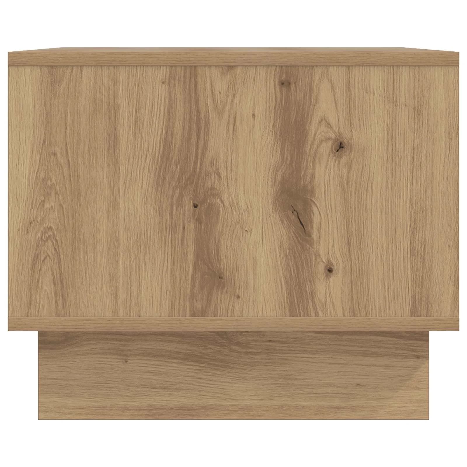 Klubska miza Artisan hrast 90 x 50 x 40 cm Inženirski les - slika 6