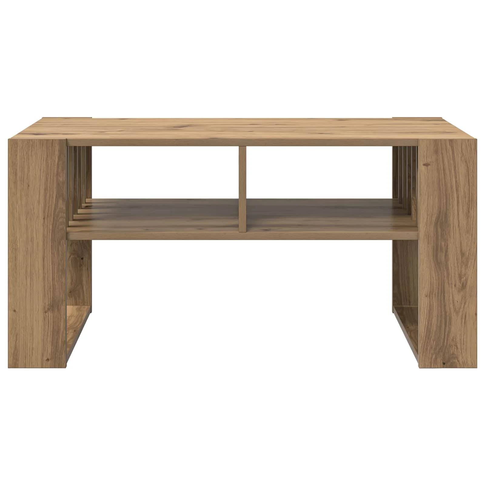Klubska miza Umetni hrast 92 x 49,5 x 45 cm Inženirski les - slika 5
