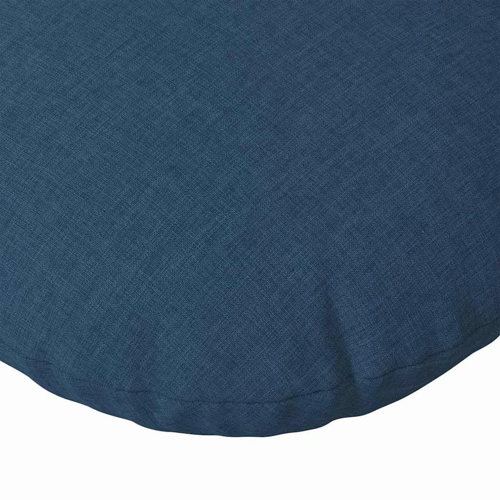 Sedežne blazine 2 kos blago Modra Ø80 x 29 cm - slika 7