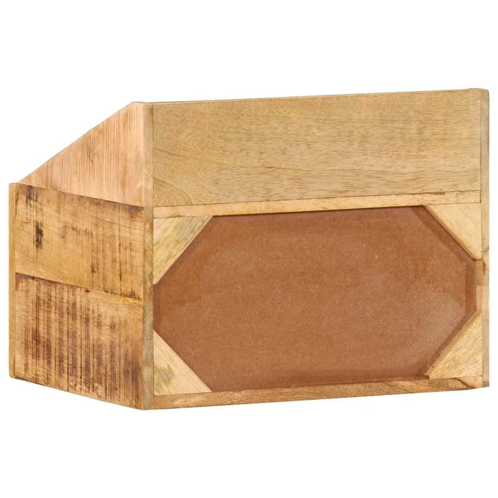 Nočna omarica Rjava 40 x 30 x 30 cm Masiven les manga - slika 7