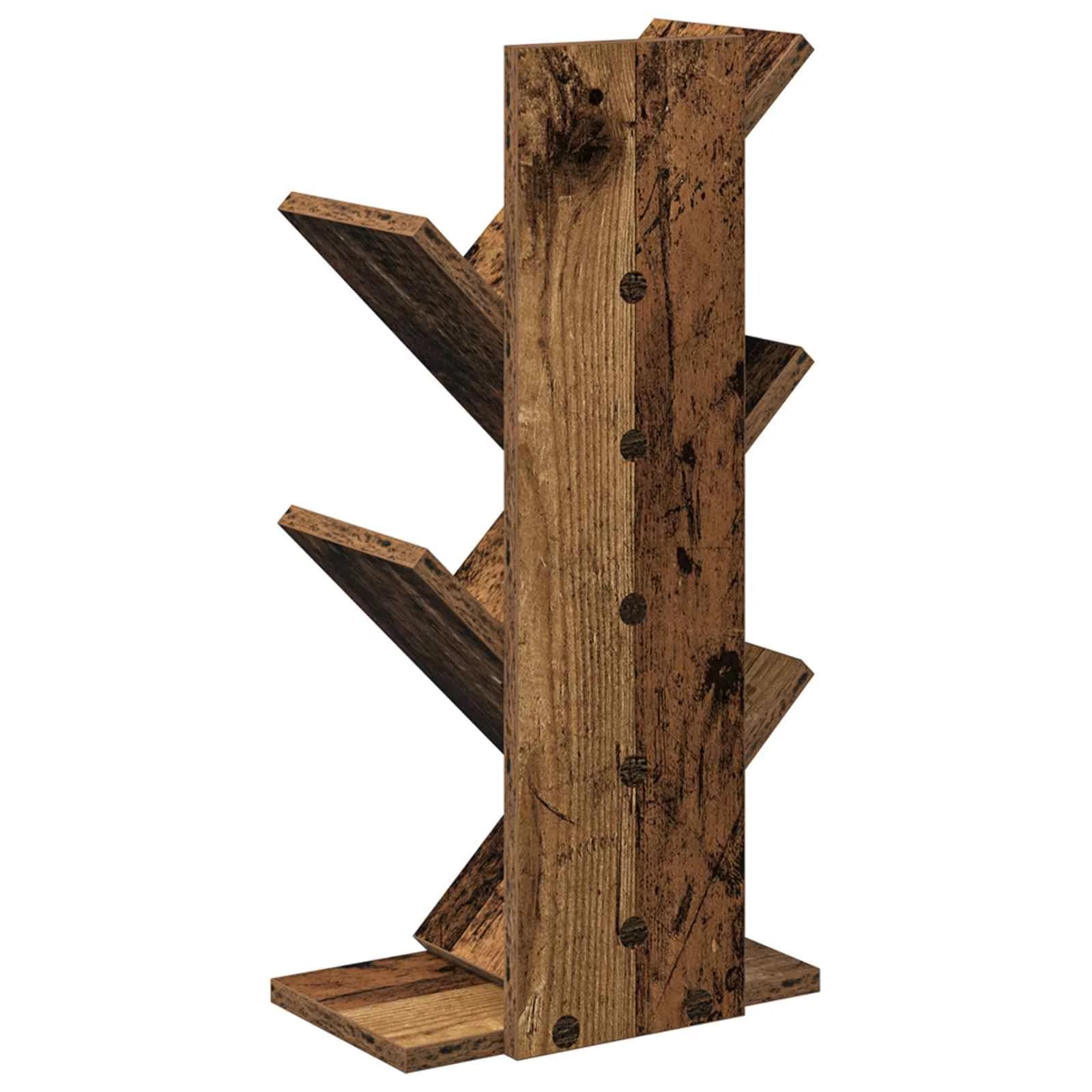 Lesena polica za knjige 4-tierska 30 x 18 x 60 cm Star les - slika 6