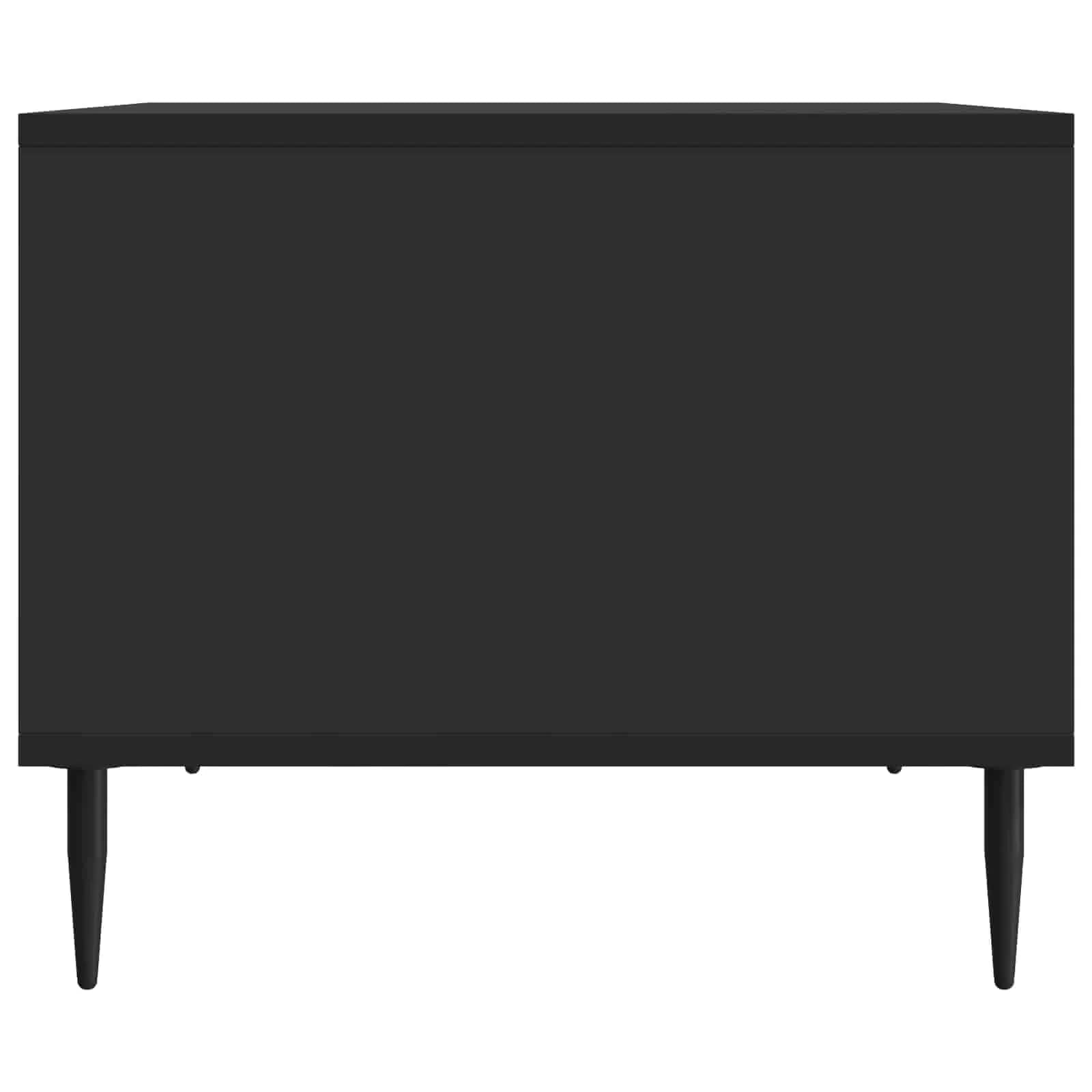 Klubska miza Črna 90 x 50 x 40 cm Inženirski les - slika 6