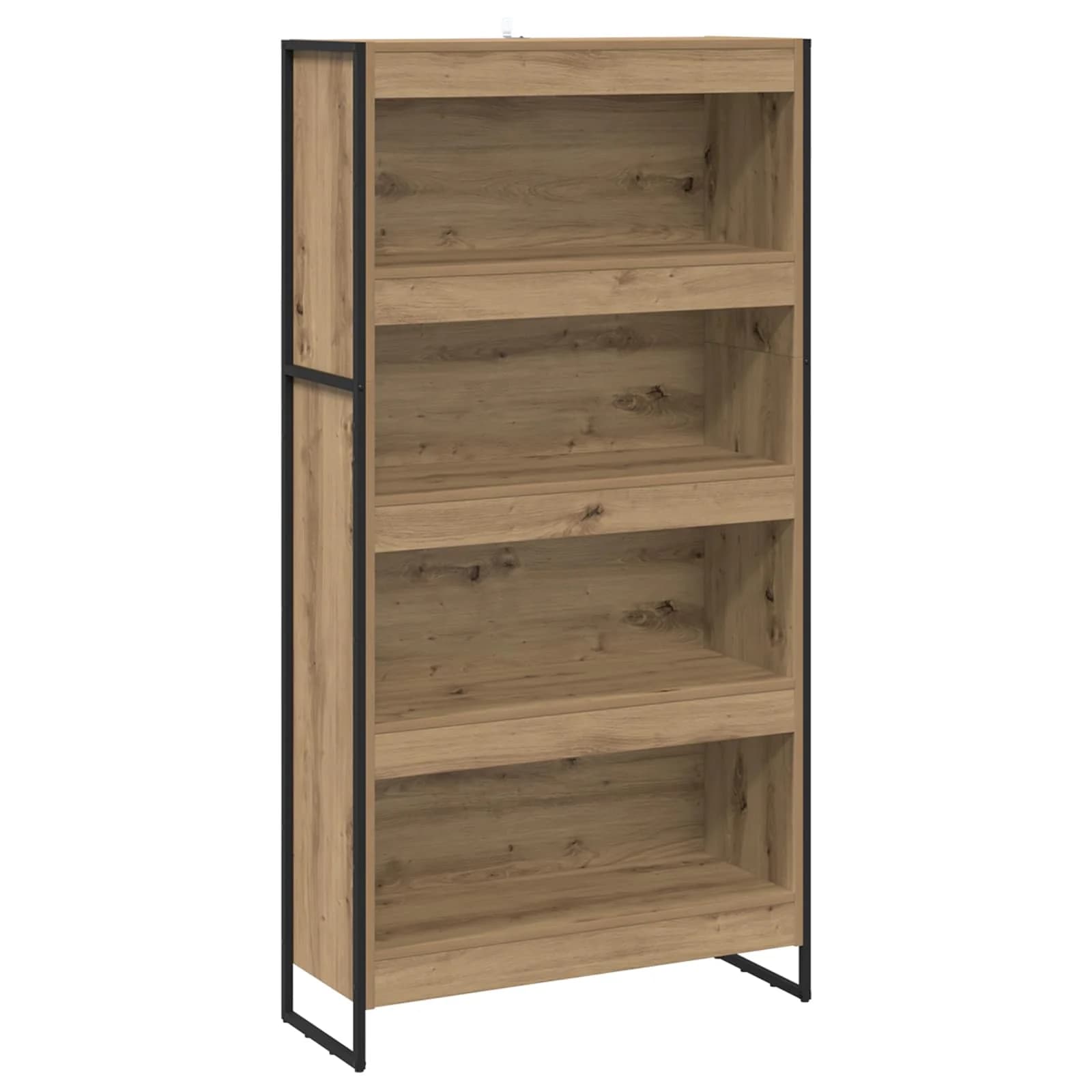Knjigovni omar 80 x 30 x 155 cm Inženirski les Oreh - slika 2