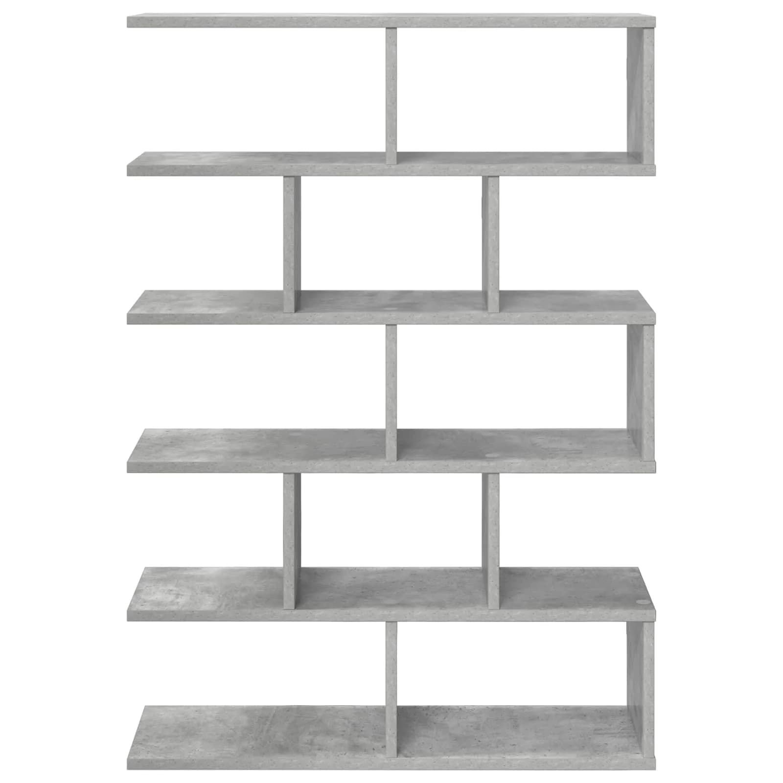 Stenska polica Betonsko siva 70 x 20 x 100 cm Inženirski les - slika 4