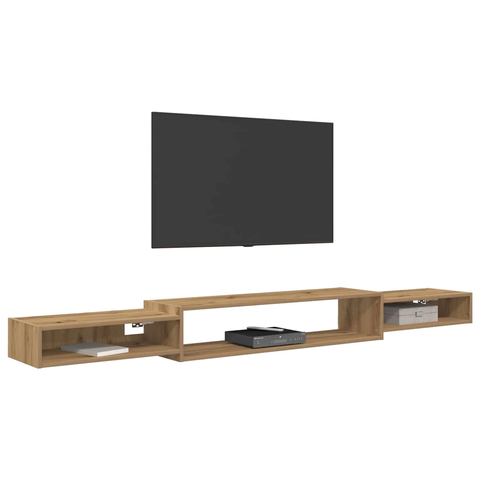 Stenska TV omarica Montaža za steno Artisan hrast - slika 3