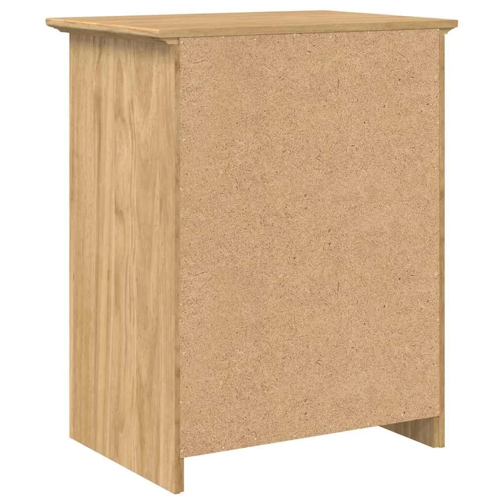 Nočna omarica BODO Medeno rjava 53 x 38,5 x 67 cm - slika 6