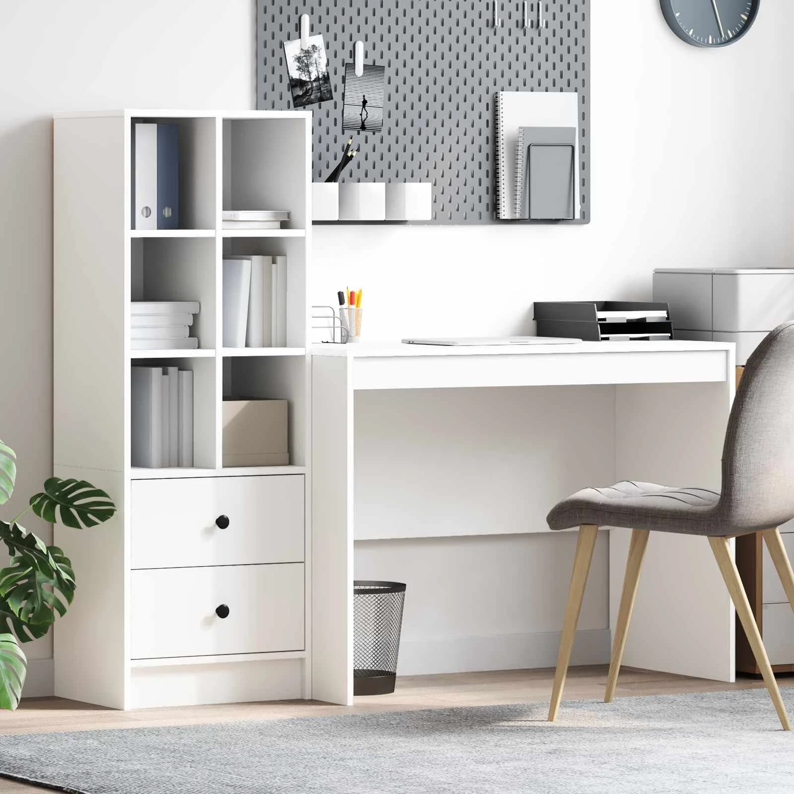 Miza Bela 145.5 x 50 x 127 cm 2 kos