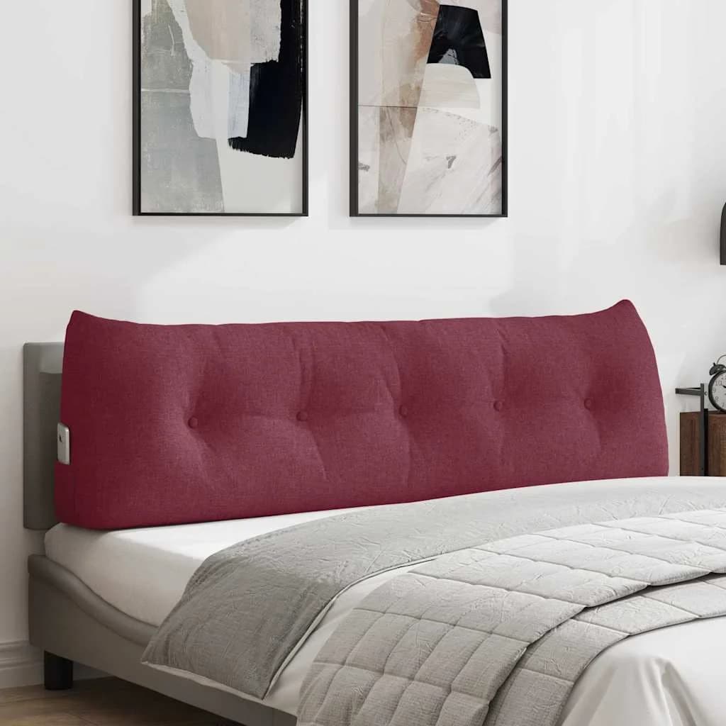Poglavni vzglavnik Vinorodna rdeča 160 x 24 x 50 cm blago