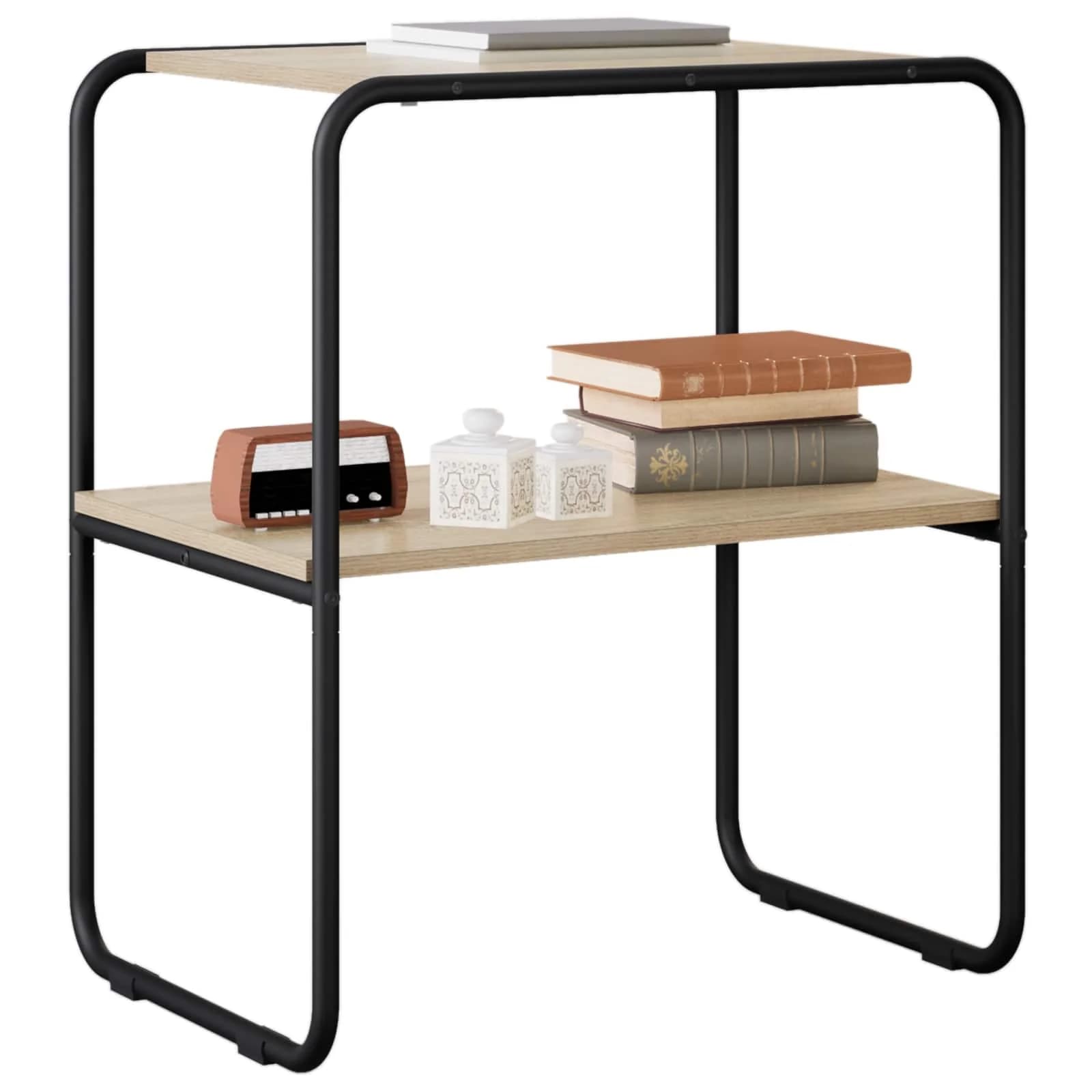 Konzolna miza Sonoma hrast 80 x 42,5 x 70 cm Inženirski les - slika 3