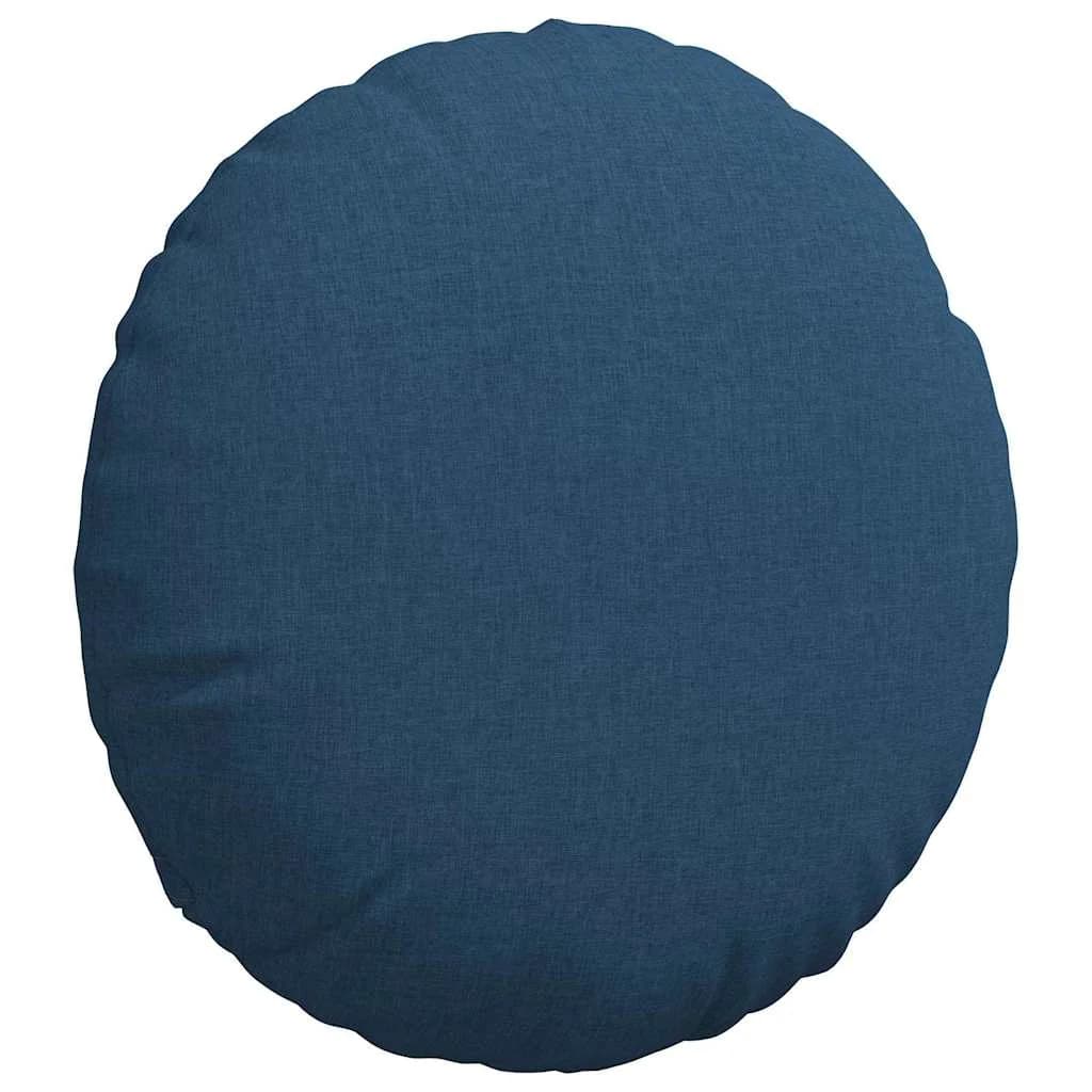 Sedežne blazine 2 kos blago Modra Ø80 x 29 cm - slika 5