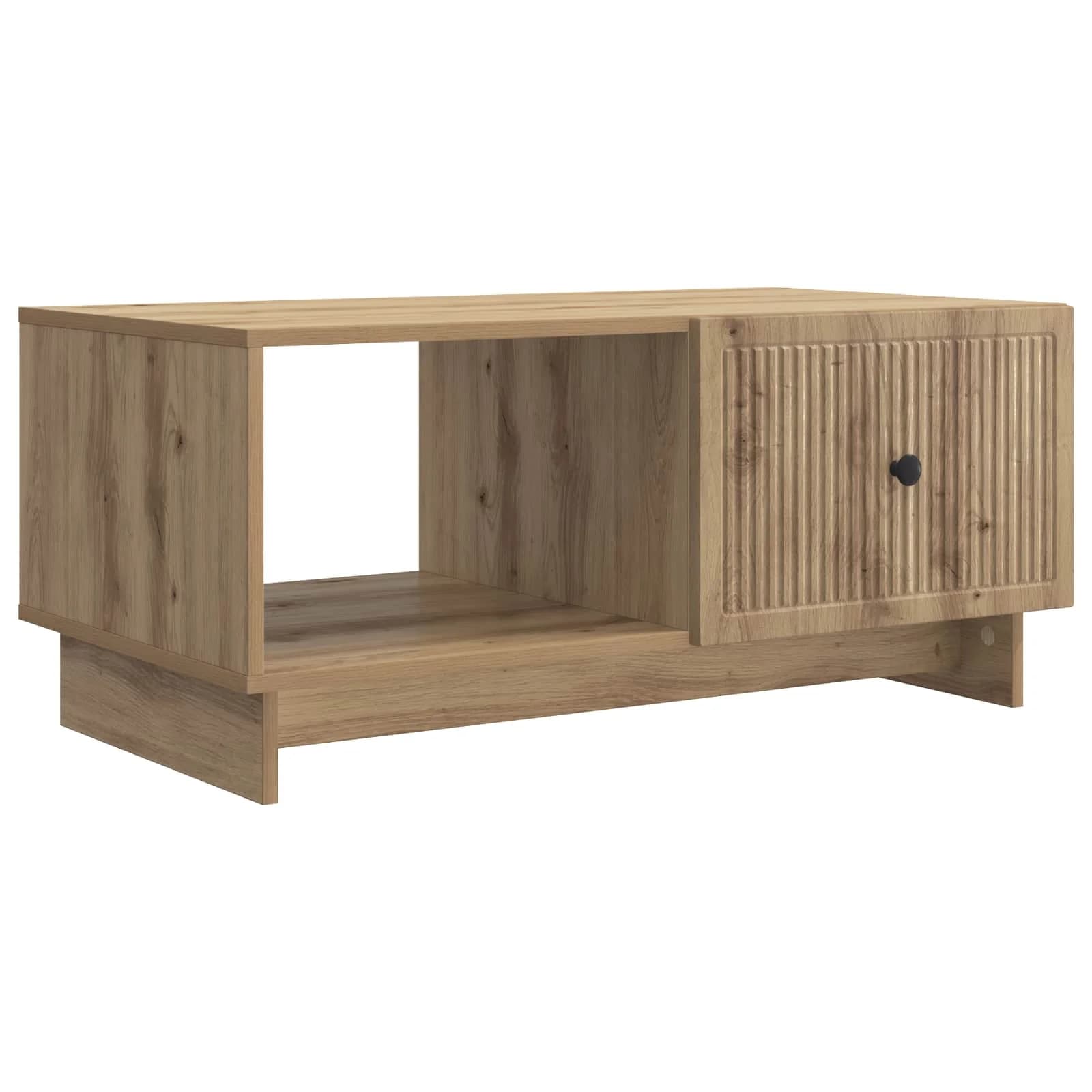 Klubska miza Artisan hrast 90 x 50 x 40 cm Inženirski les - slika 2