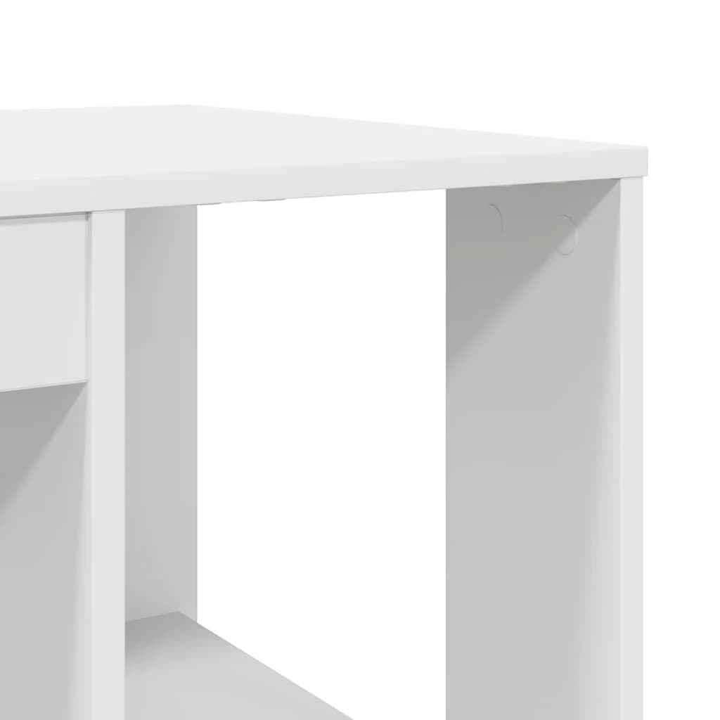 Miza Bela Inženirski les 130 x 50.5 x 75 cm - slika 8